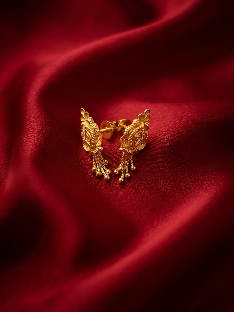 Ornate Gold Earrings