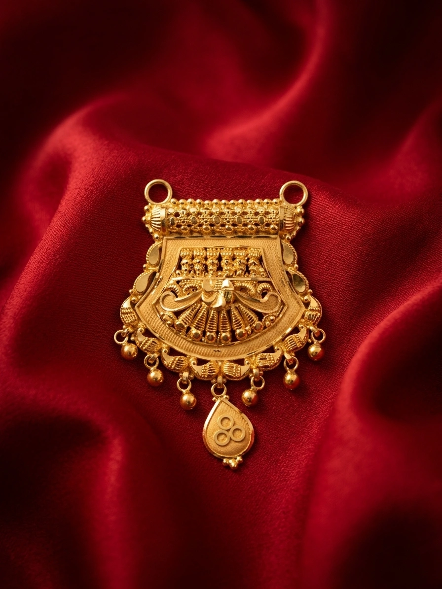 Ornate Gold Pendant