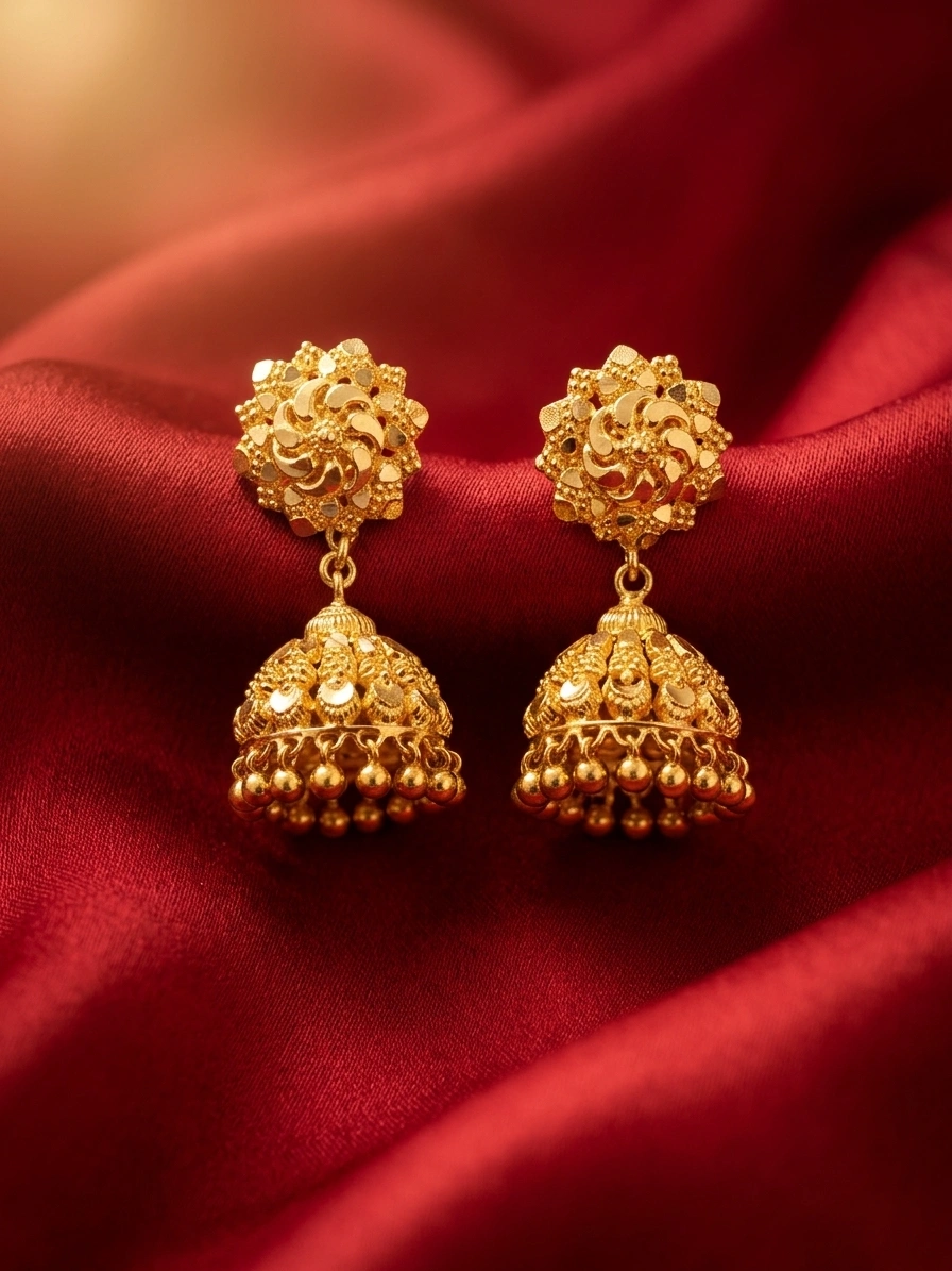 Ornate Gold Earrings
