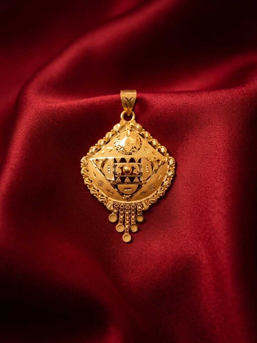Ornate Gold Pendant