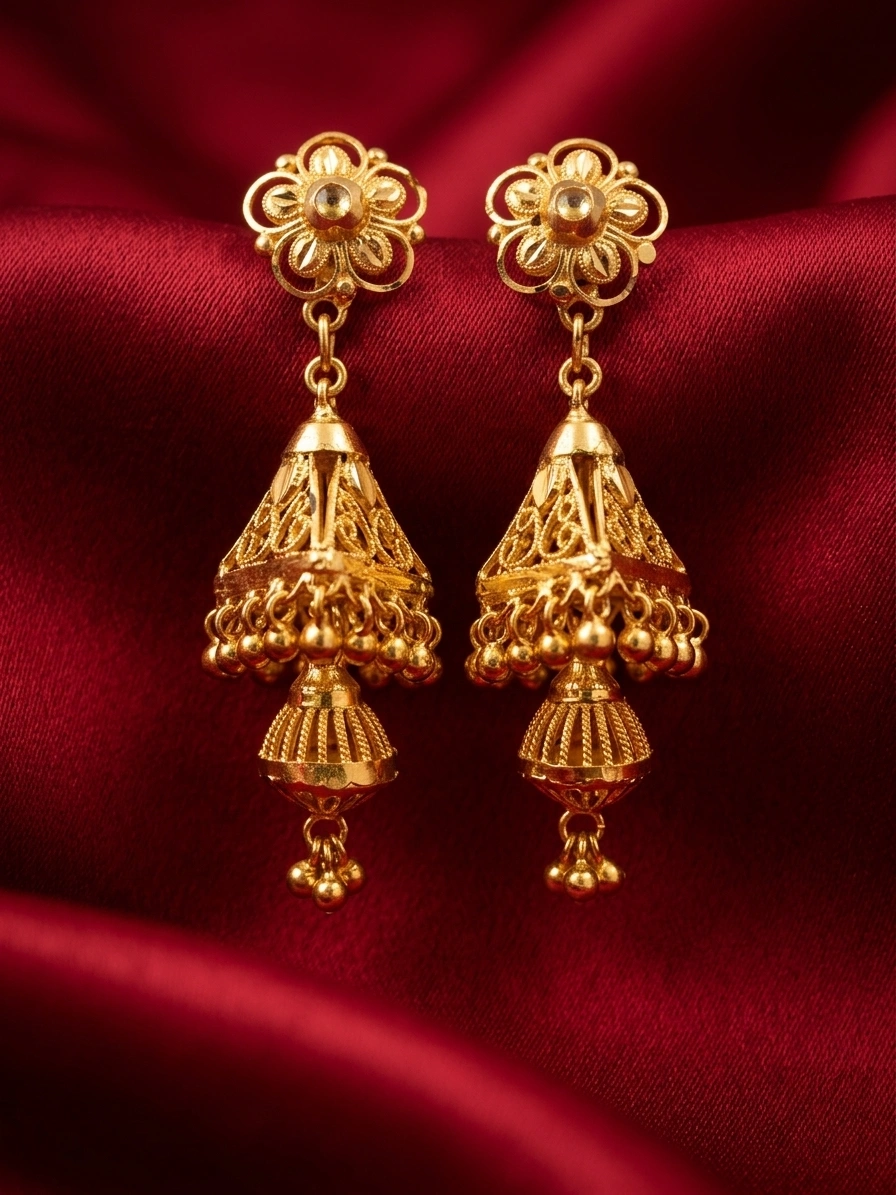 Ornate Gold Earrings
