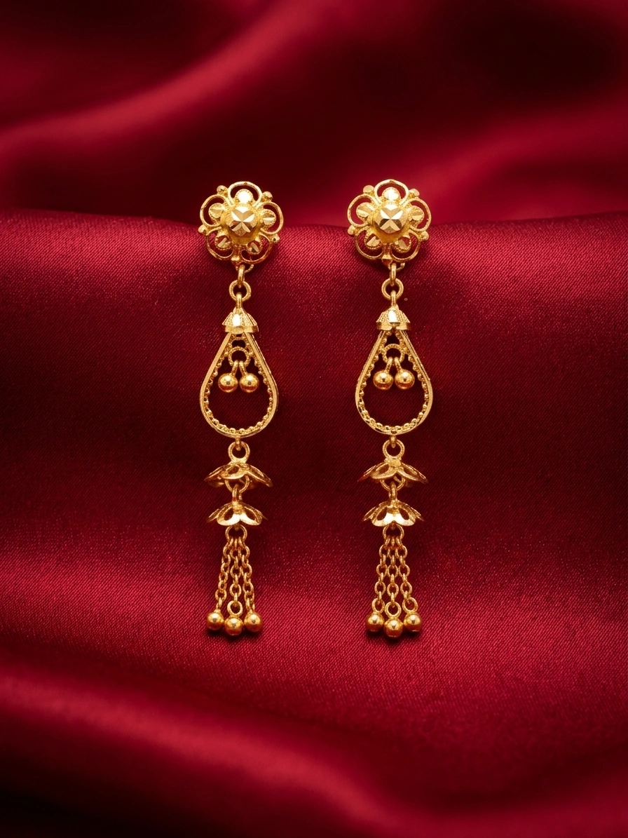 Ornate Gold Earrings