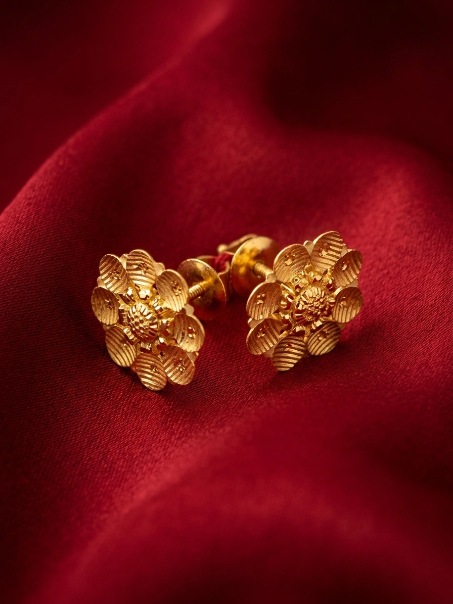 Ornate Gold Earrings